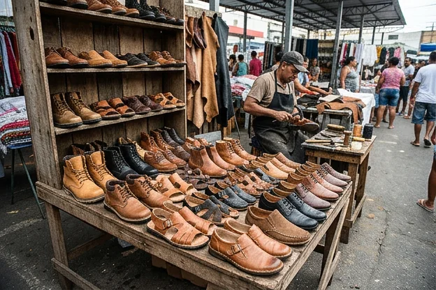 Vários sapatos diferentes em Feira de Santana, representando opções para várias ocasiões.